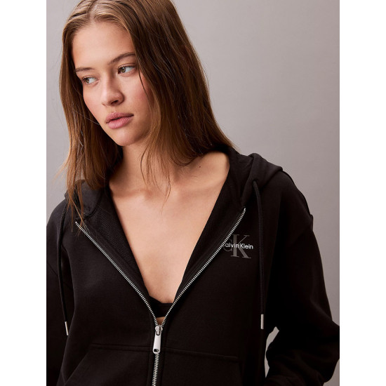 Calvin Klein Γυναικεία ζακέτα Monogram Zip Up Hoodie